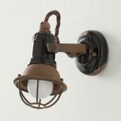retro vintage fali spot lampa regies rozsdas patinazott allithato ipari indusztrial loft vilagitas galeria ferroluce c1675 patinazott antikolt patinas.jpg